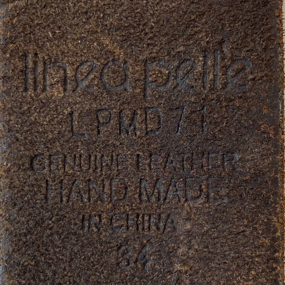 Grey Studded Belt, size 34 - Picture 4 of 8